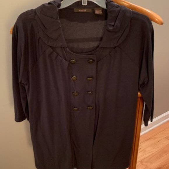 Charcoal grey top NWOT - Picture 10 of 11